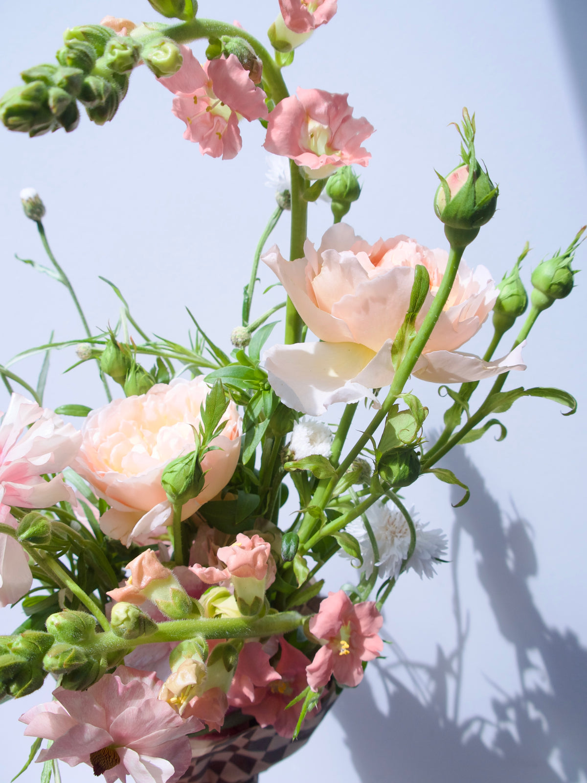 WRAPPED FLOWERS. NO VASE.