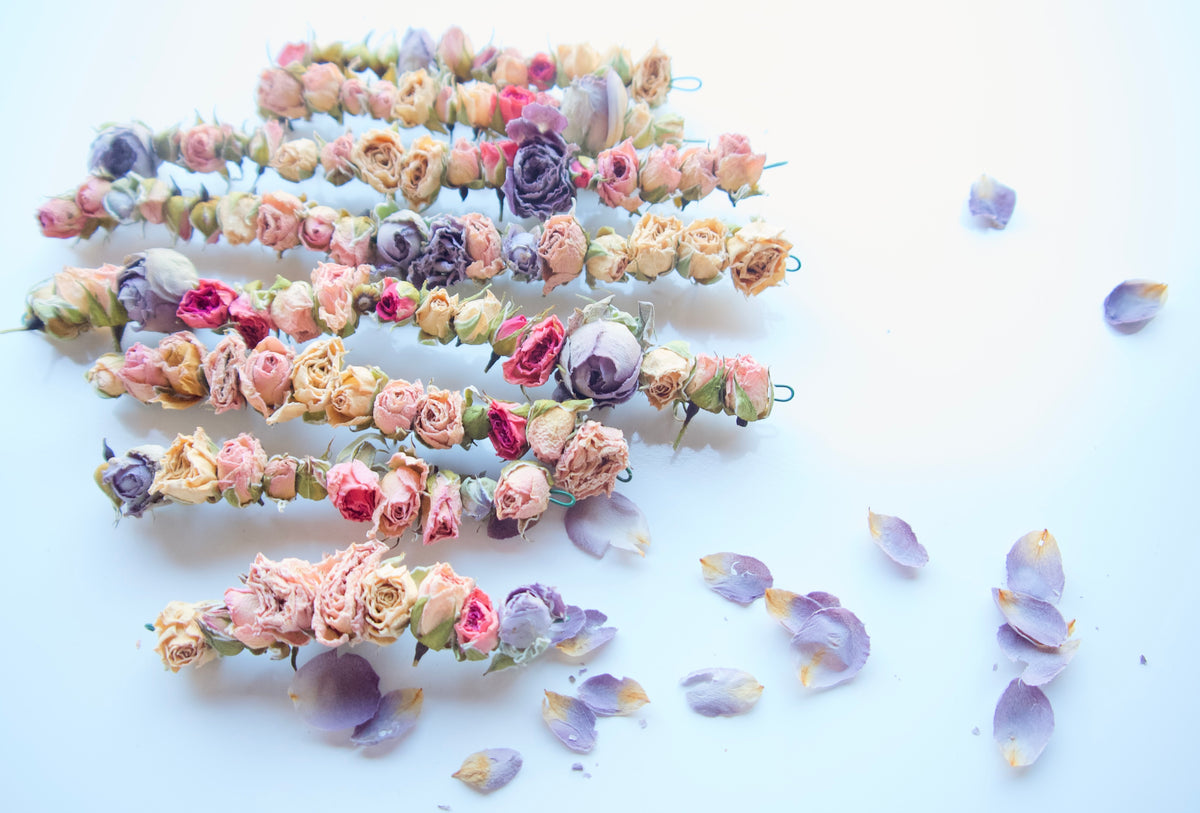DRY ROSE ROPE & WREATH