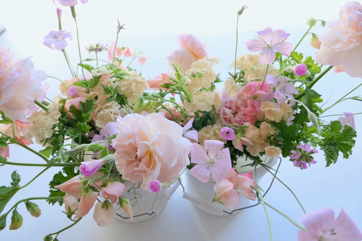 WRAPPED FLOWERS. NO VASE.