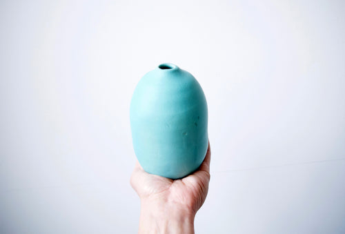 Judy Jackson Bud Vase / Turquoise