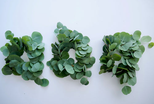 THREE SM. EUC WREATHS